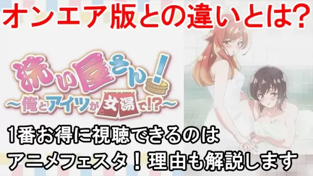 洗い屋さんの規制解除はどこで見れる？プレミアム版とオンエアの違いはモザイクの有無