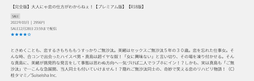 大人にゃ恋の仕方がわからねぇH-NEXT完全版