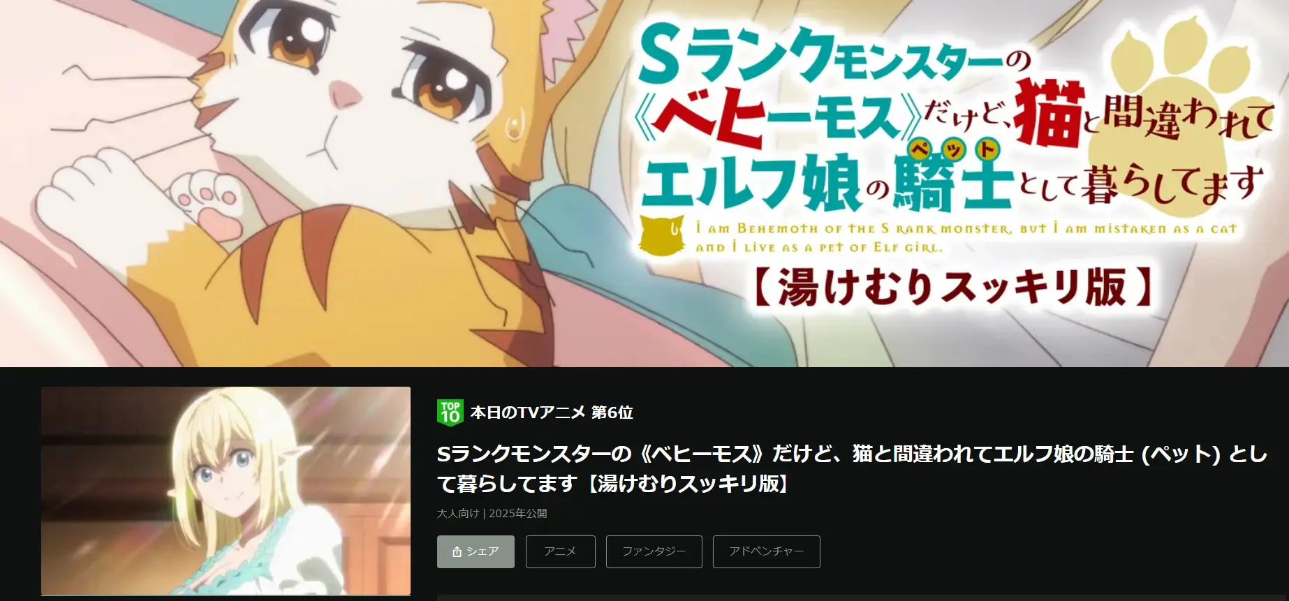 ベヒ猫hulu